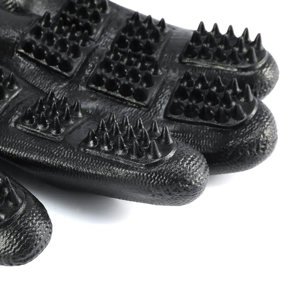 Pet Grooming Massage Gloves for Bathing