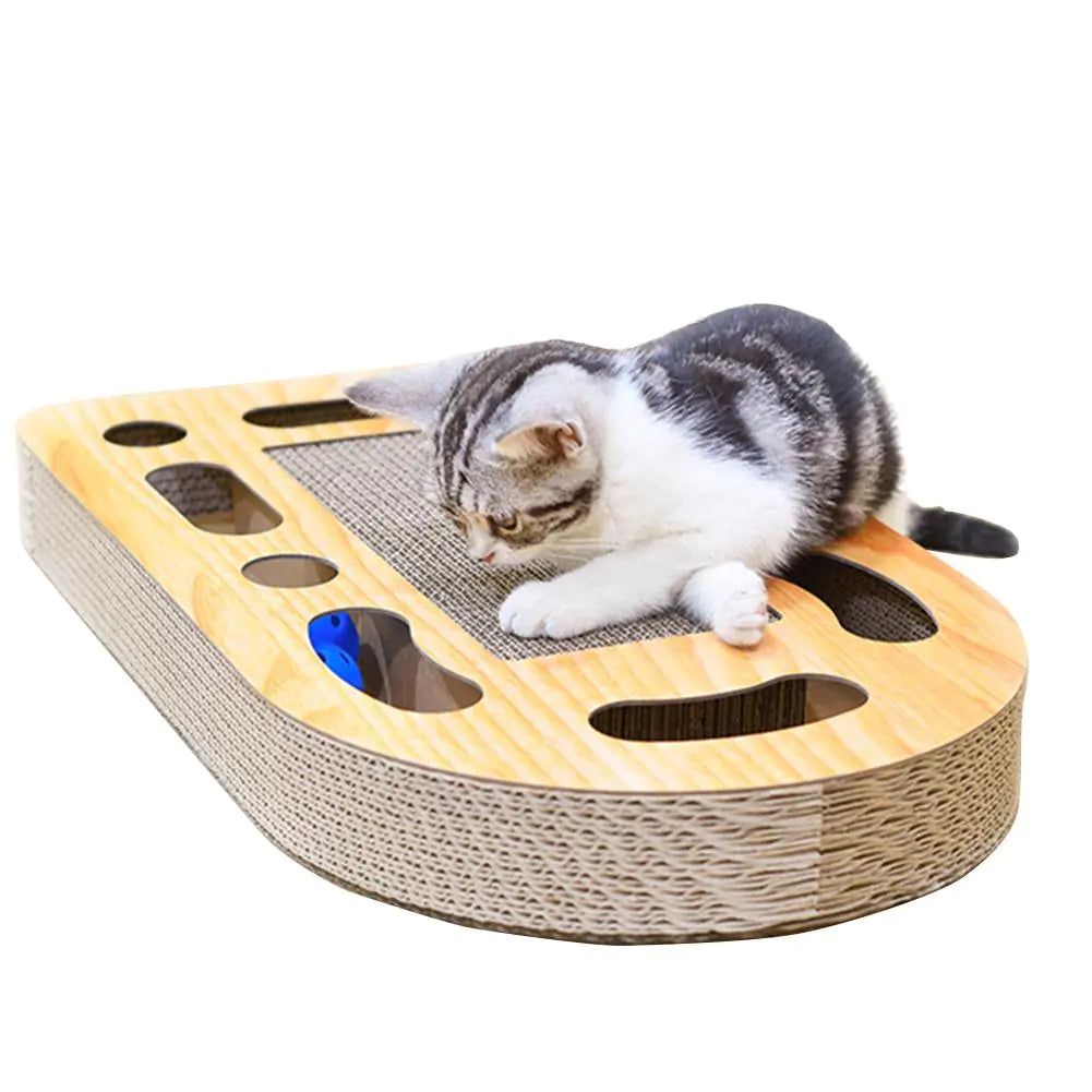 Cat Toy and Scratching Board for Playtime