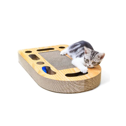 Cat Toy and Scratching Board for Playtime