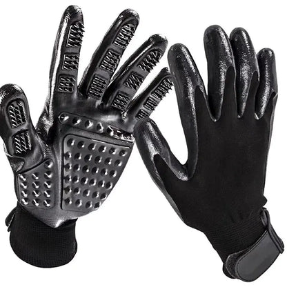 Pet Grooming Massage Gloves for Bathing